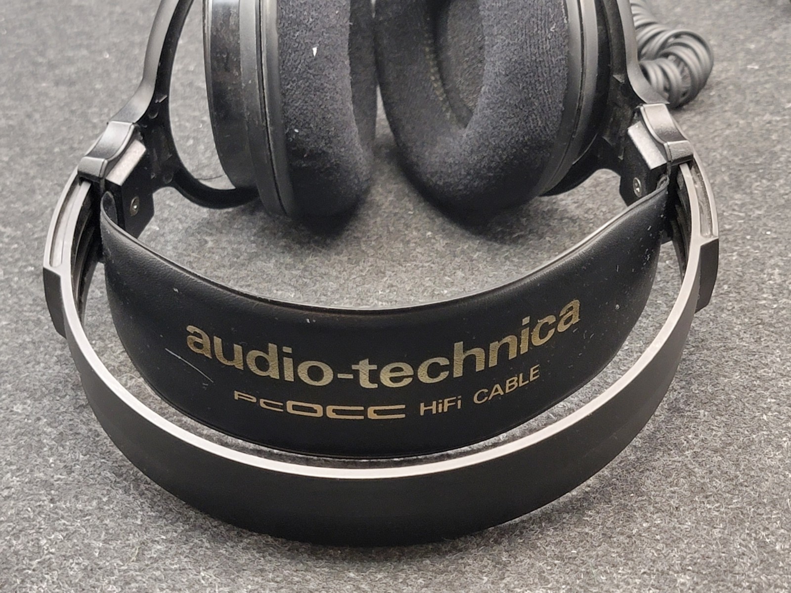 Vintage Audio Technica ATH-911 Professional Audio Headphones – Black [Tested]
