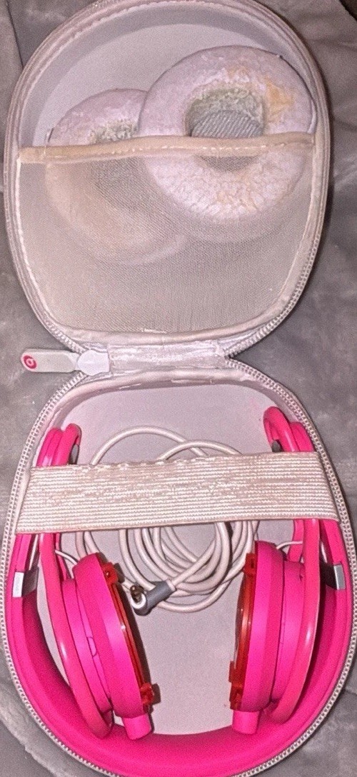 Beats by Dr. Dre Beats MIXR Over the Head DJ Wired Headphones – Pink White