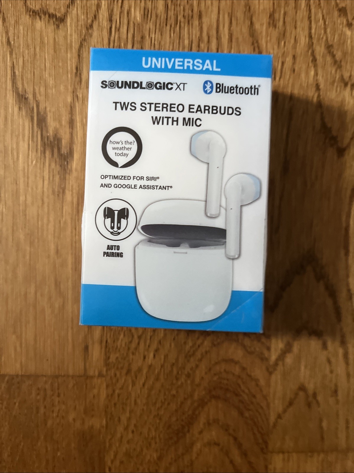 Brand New Soundlogic tws stereo wireless earbuds with mic – White