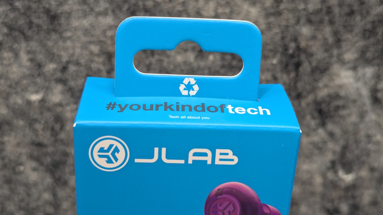 JLab Go Pop ANC True Wireless Bluetooth Earbuds Transparent/Clear Purple 🔥New🔥