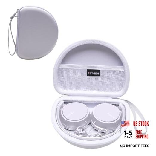 LTGEM Case Compatible with Sony MDR-ZX110 / MDRZX110AP / MDRZX110NC / MDR White