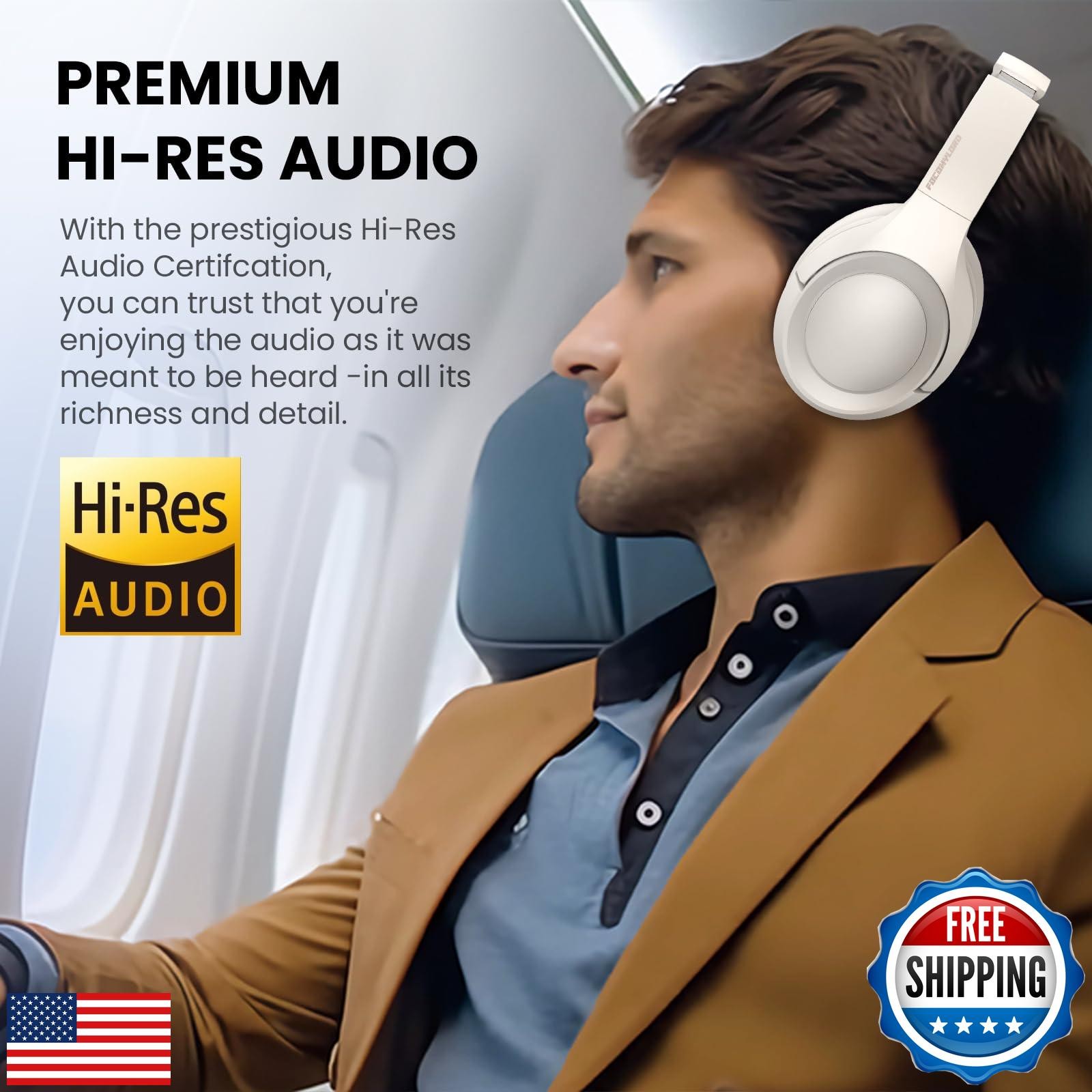 Active Noise Cancelling Headphones with Transparency Mode, 80H Playtime Wirel