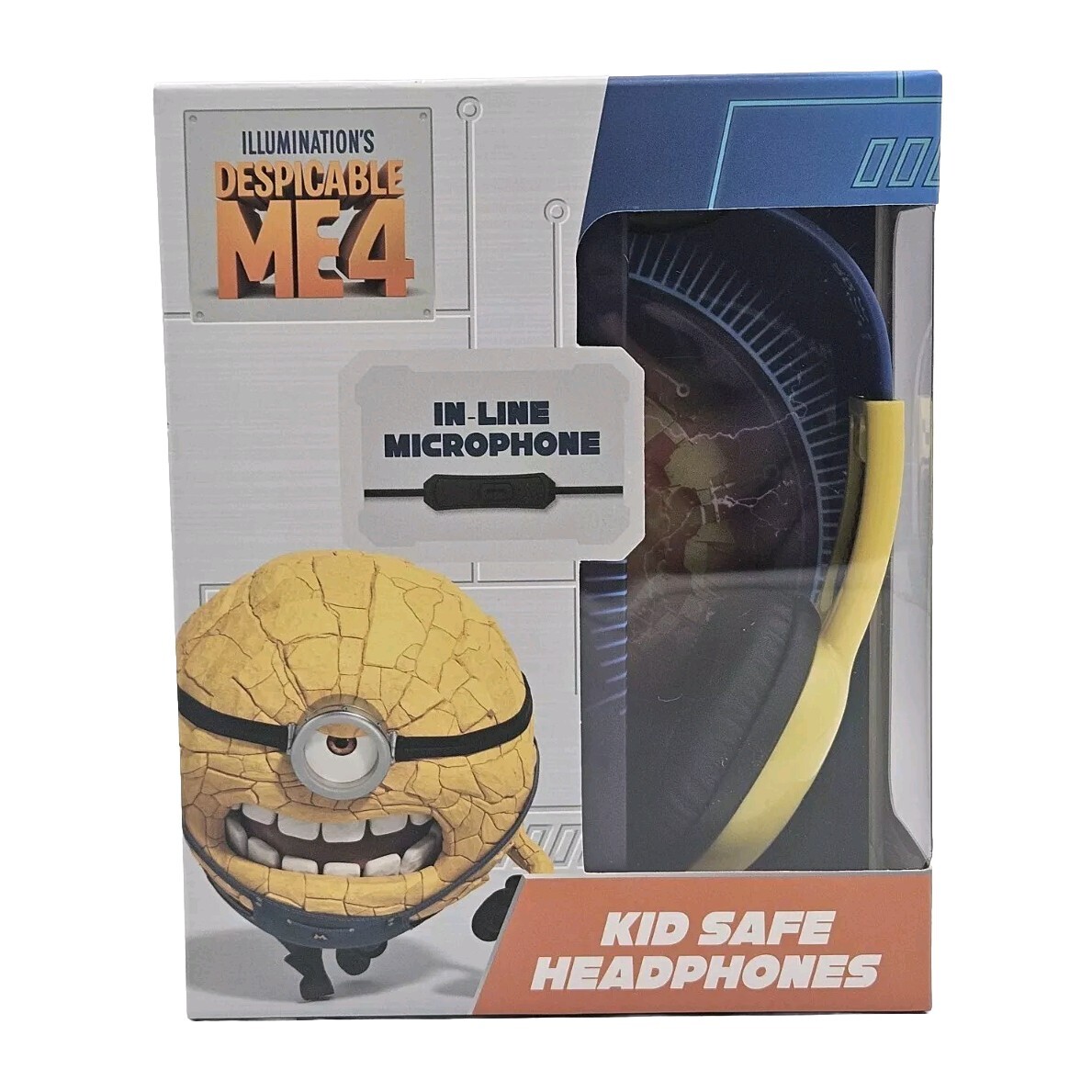 Despicable Me Headphones Kods Safe Volume Limiting Age 6+ Volume Limiting