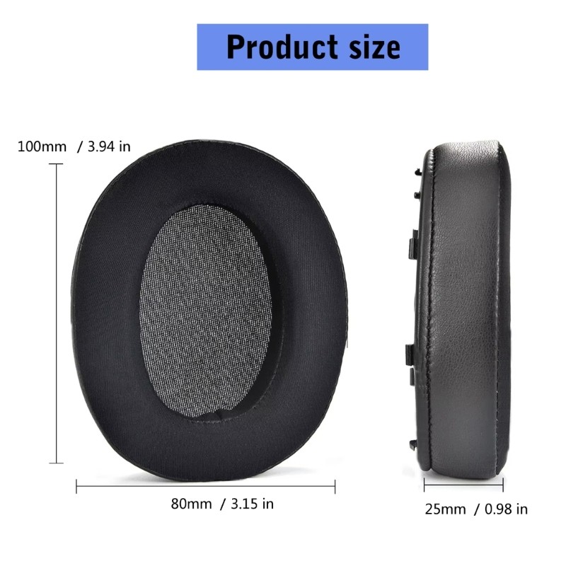Protein Leather Earpads For WH-XB910 XB910N Headphones Lightweight