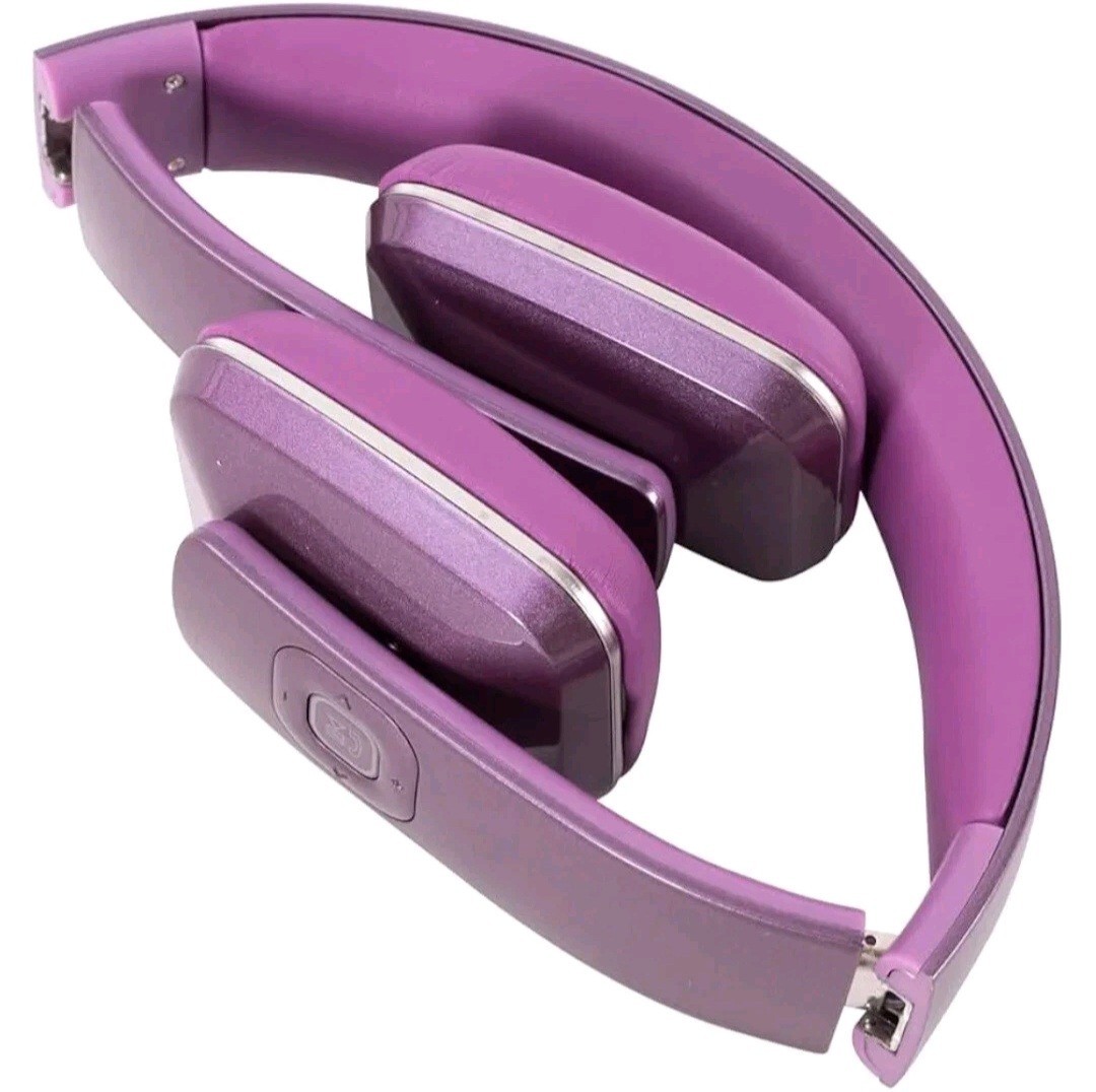 AiPro-200 Plus Dual Bluetooth Stereo Headphones Purple Wireless headset Premium