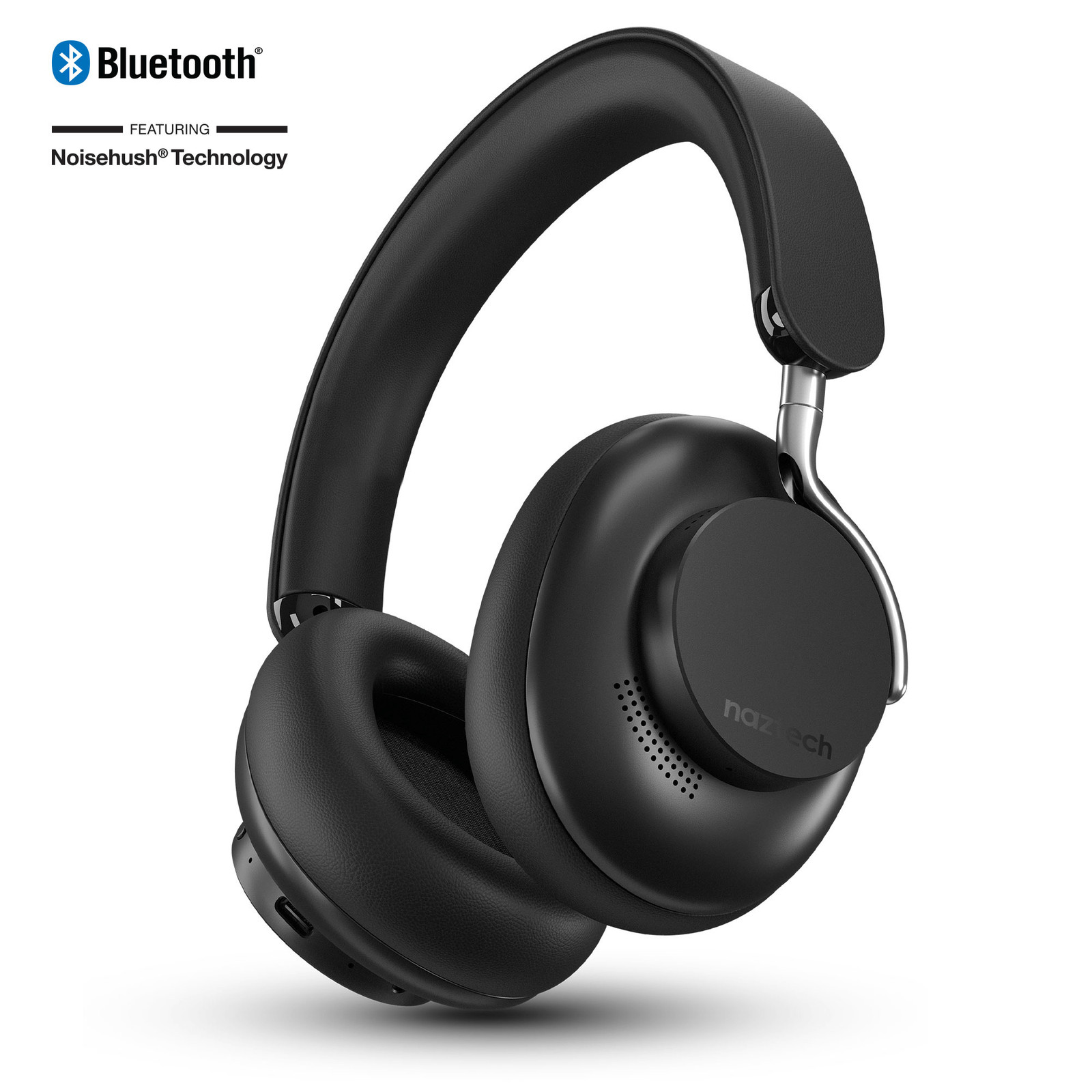Naztech Aura 360 ANC Wireless Headphones with Deep, Rich Bass and Fast Charging
