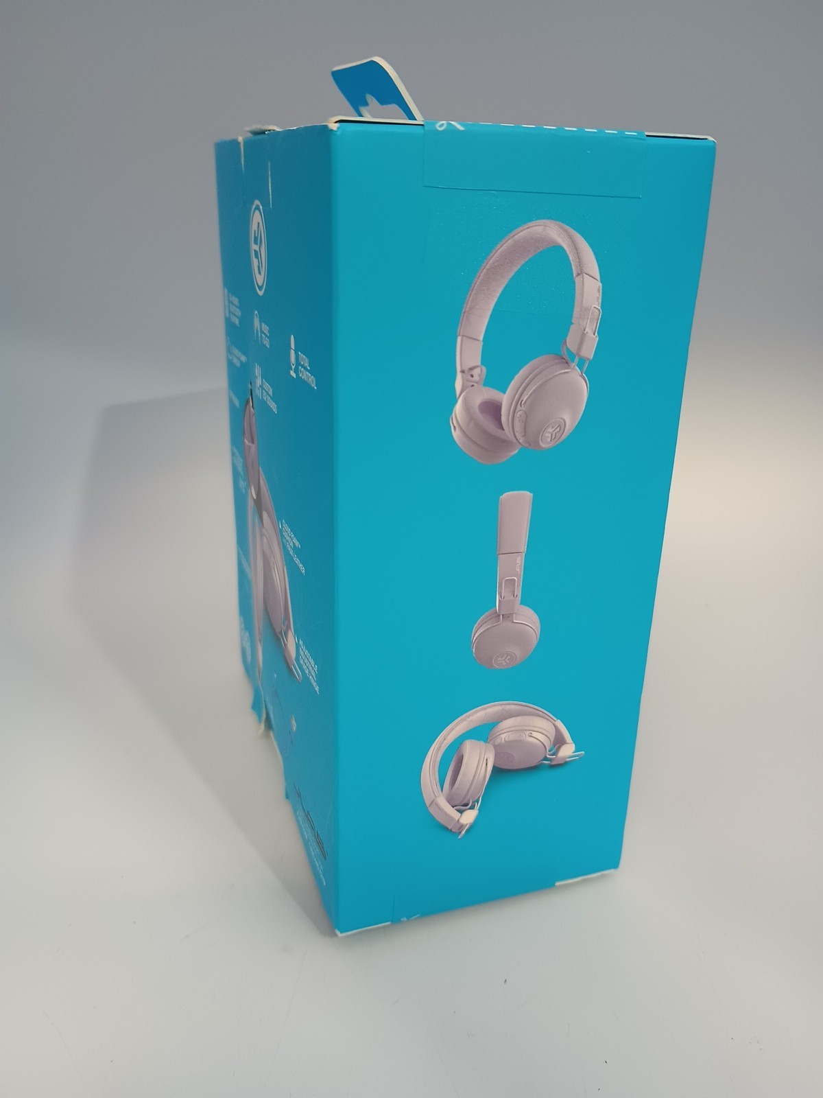 JLab Studio Wireless Bluetooth On Ear Headphones 30+ Hours Lilac Cloud Foam