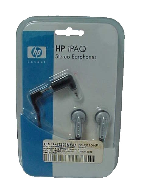 Belkin HP iPAQ Stereo Earphones (F8U0110-HP) Brand New Blister Pack