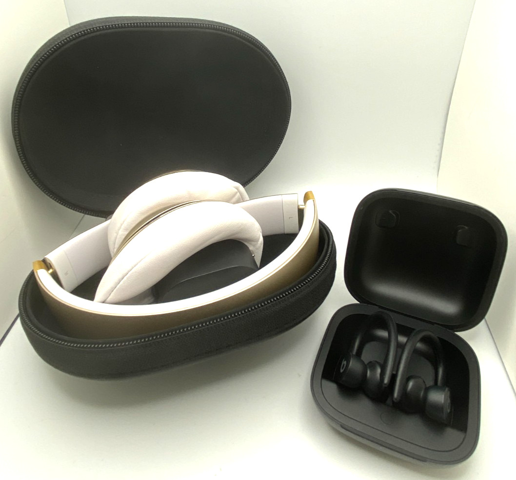 Lot of 2 Beats By Dr. Dre Headphones & Earbuds (C-8) ***see description***