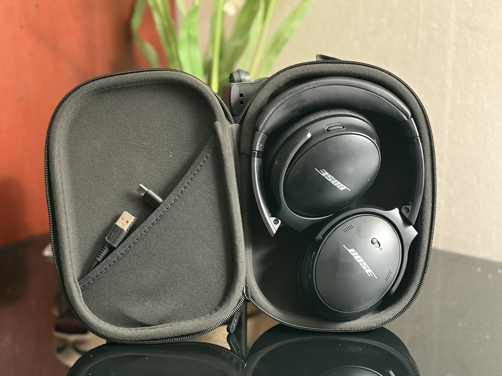 Bose QuietComfort 45 Bluetooth Over-Ear Headphones w/ Case USB-C – Black