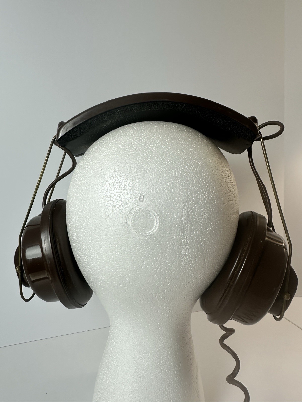 VINTAGE Koss SP-3xc Brown Stereophones Headset Headphones 1960’s Tested Works