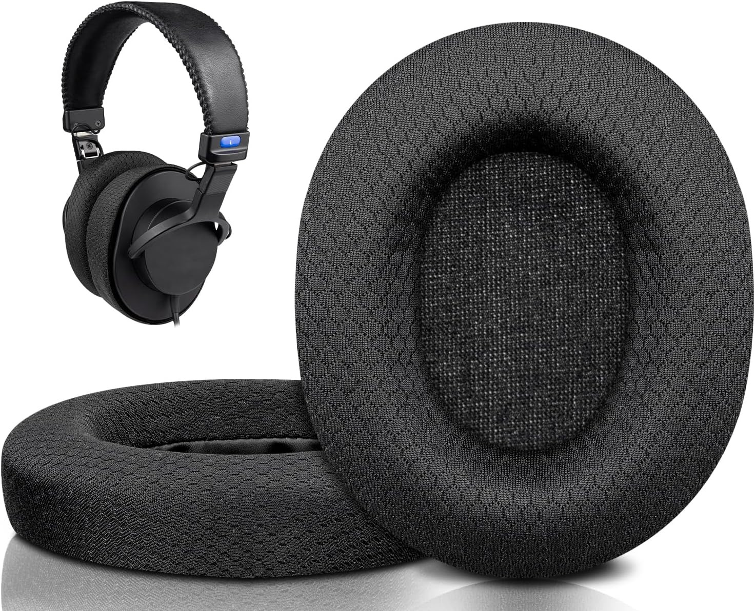 SOULWIT Mesh Fabric Replacement Earpads for Sony MDR-7506 MDR-V6 MDR-V7