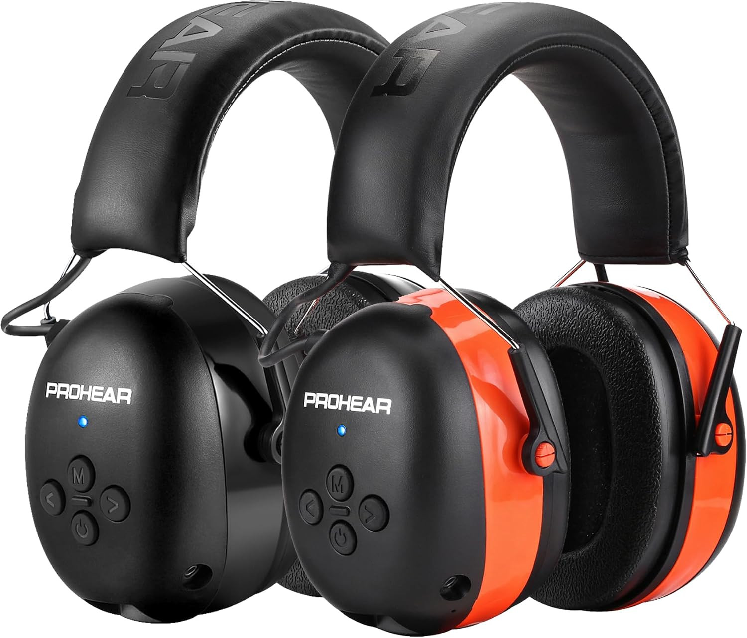 037 2 Pack Bluetooth 5.3 Hearing Protection Headphones with Rechargeable, 30Db S