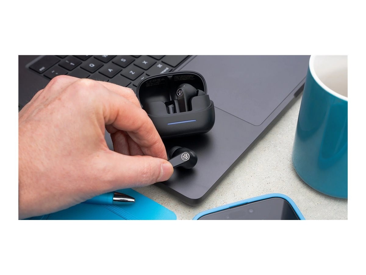 JLab JBuds Pods Active Noise Cancelling True Wireless Earbuds EBJBPODSRBLK124