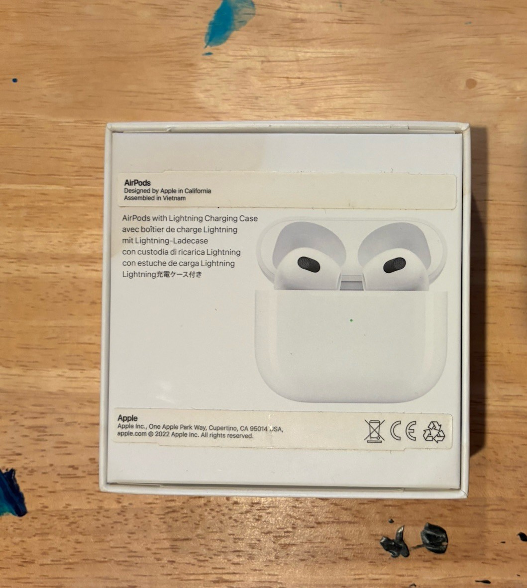 Apple AirPods (3rd Generation) Wireless Earbuds Lightning Case with AppleCare
