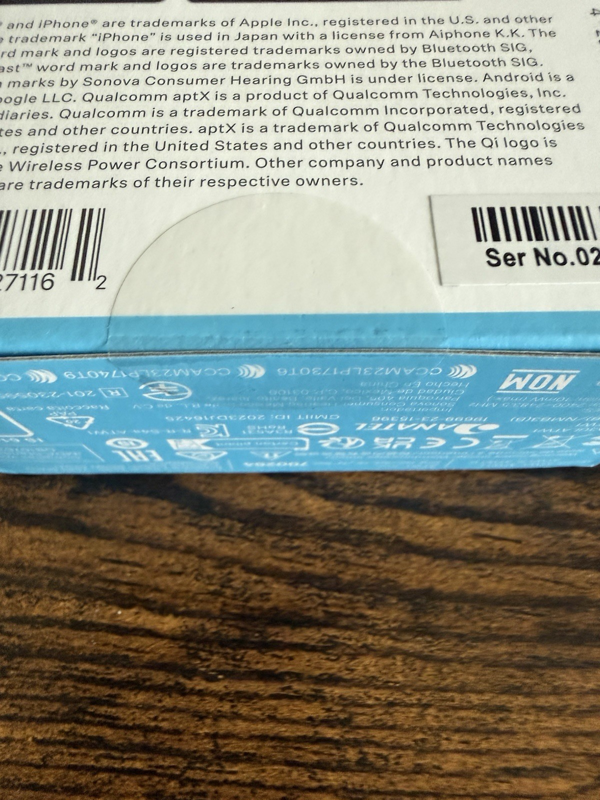 NEW-Sealed- OEM Sennheiser Accentum Bluetooth Earbuds (Blue)