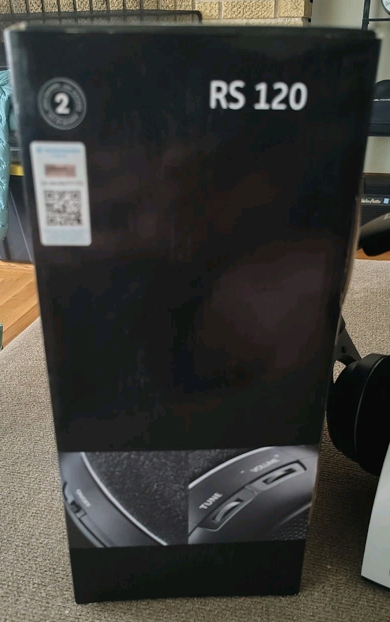 Sennheiser RS-120 Wireless Headphone and Charging System with Box Tested Working