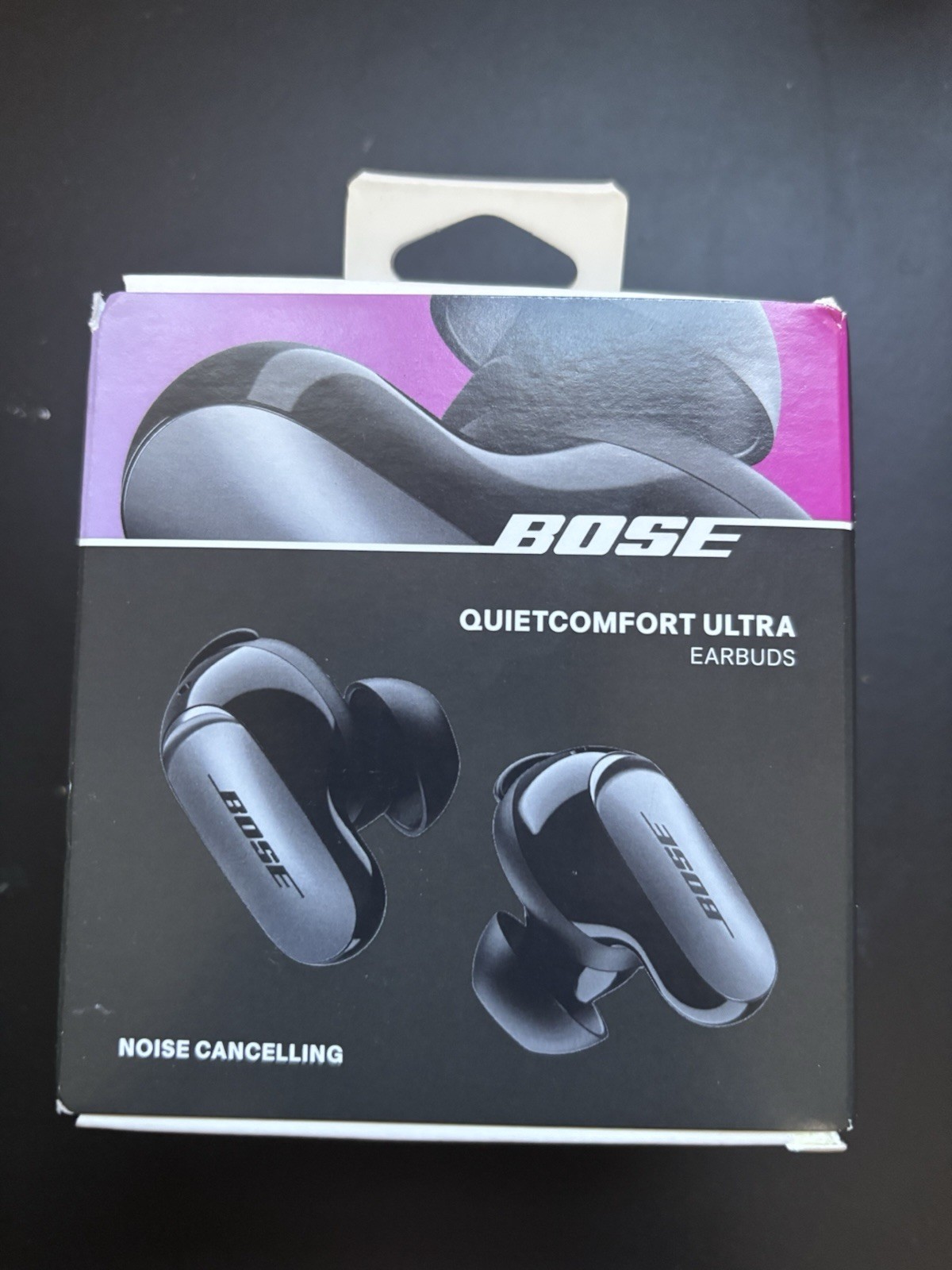Bose QuietComfort Ultra Wireless Noise Canceling In-Ear Bluetooth Earbuds Black