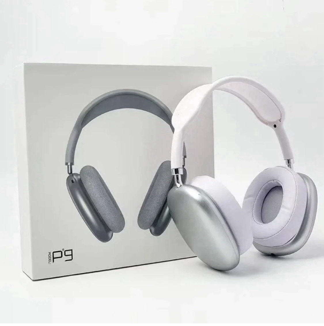 Black P9 pro Max Wireless Headphones Mic Stereo Sound Max Sport Waterproof