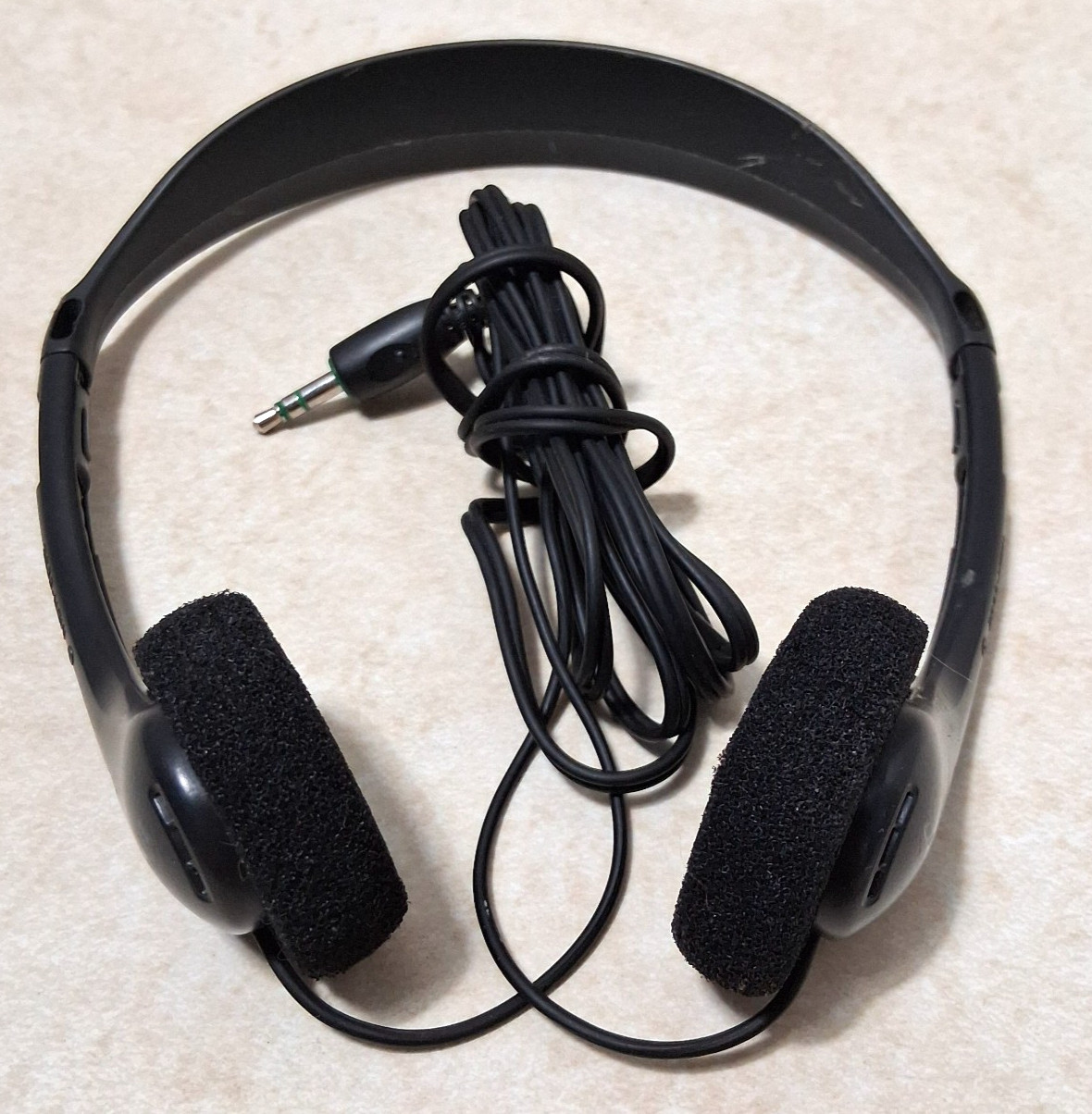 SONY – Wired Headphones – MDR-005E – for Walkman – Black – Tested, Good Ear Foam