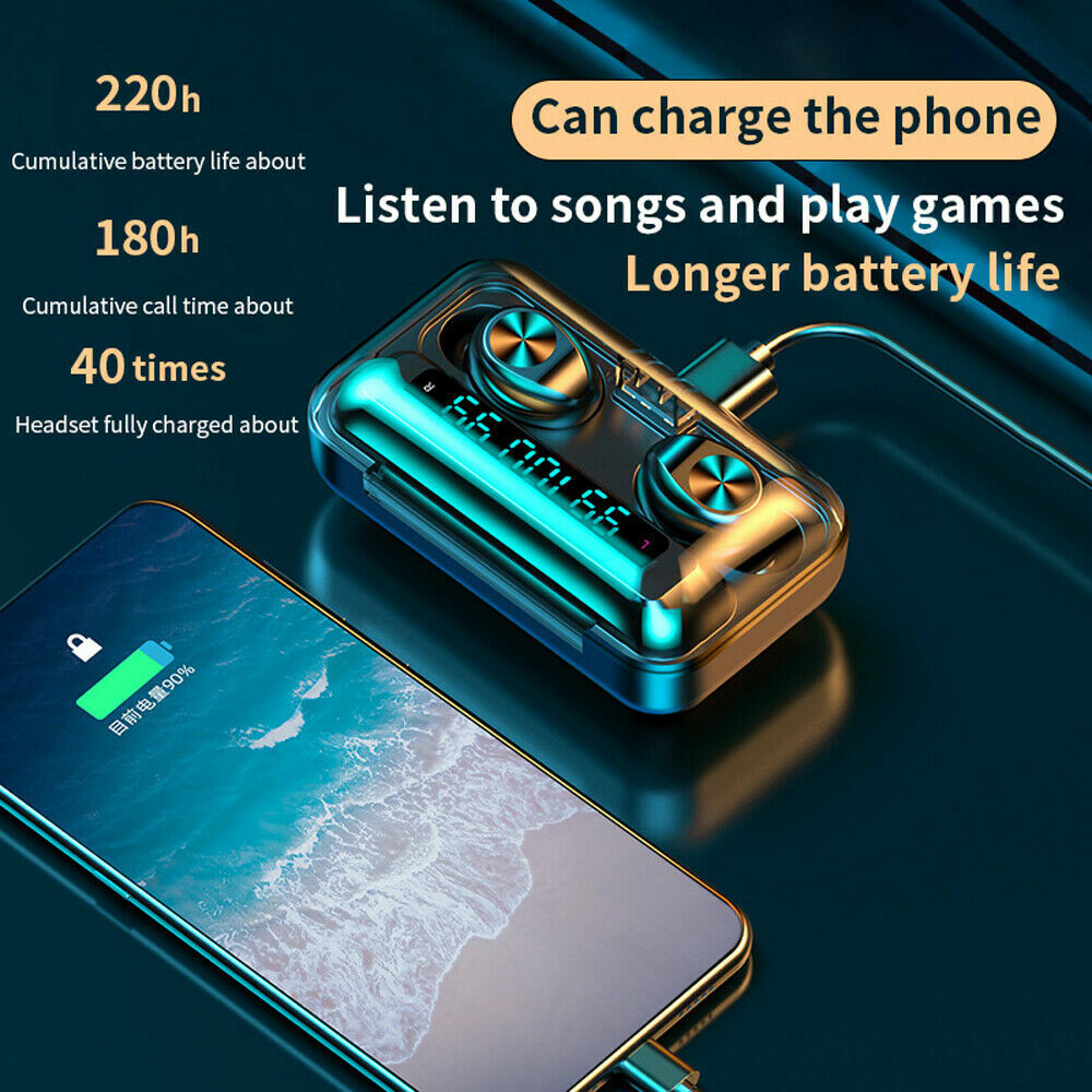 New 2022 Premium Air Wireless Bluetooth 5 EarBuds Pods Compatible Android & IOS