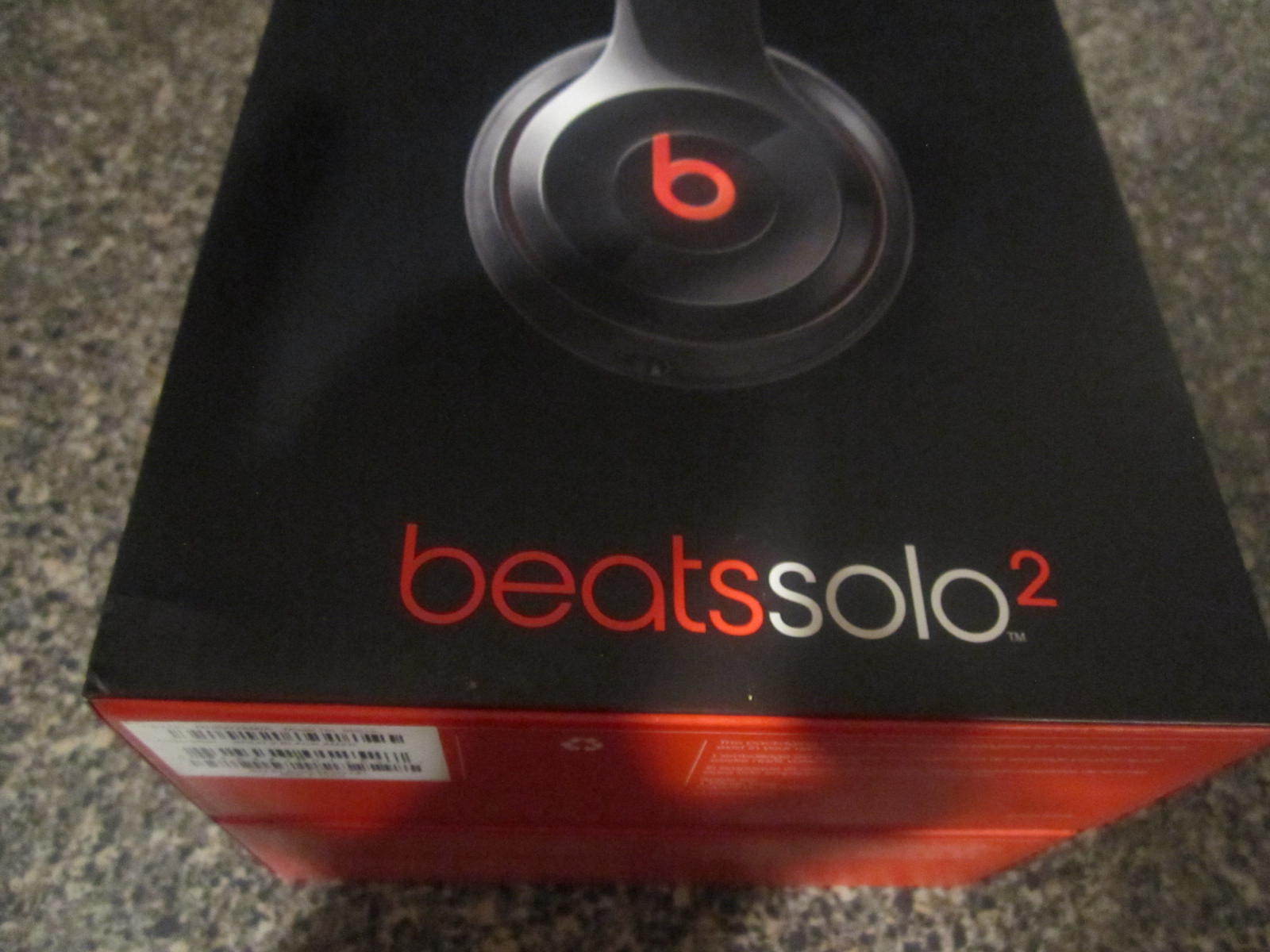 Beats Solo 2 Headphones (Wired) Black and Red