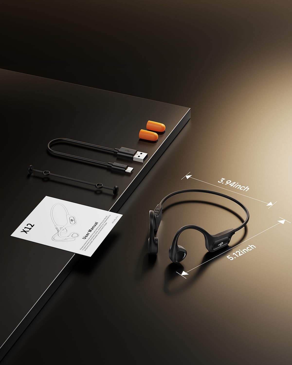 Bone Conduction Headphones, 2026 Upgrade Bluetooth 6.0 Open Ear Headphones, 1…