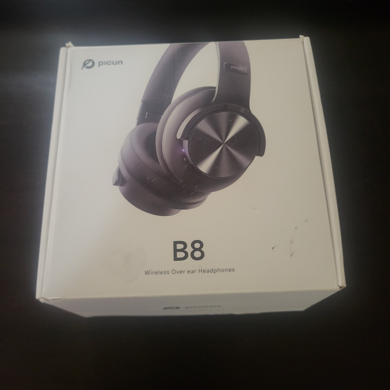 Picun B8 Wireless Bluetooth Headphones Over-Ear Foldable Black – NEW Open Box