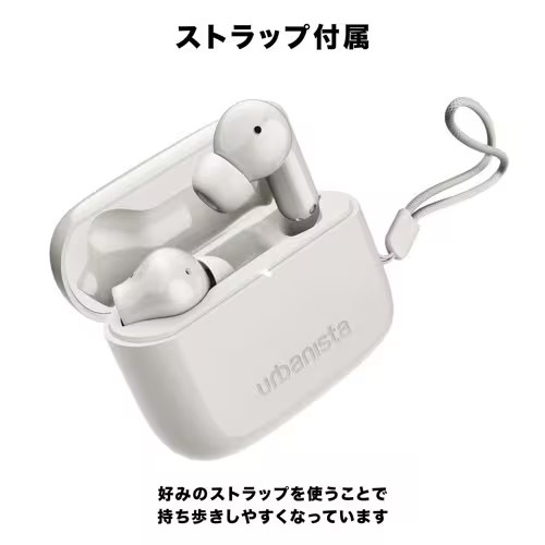 PALO ALTO Wireless Earphones Bluetooth Compatible Cloud White