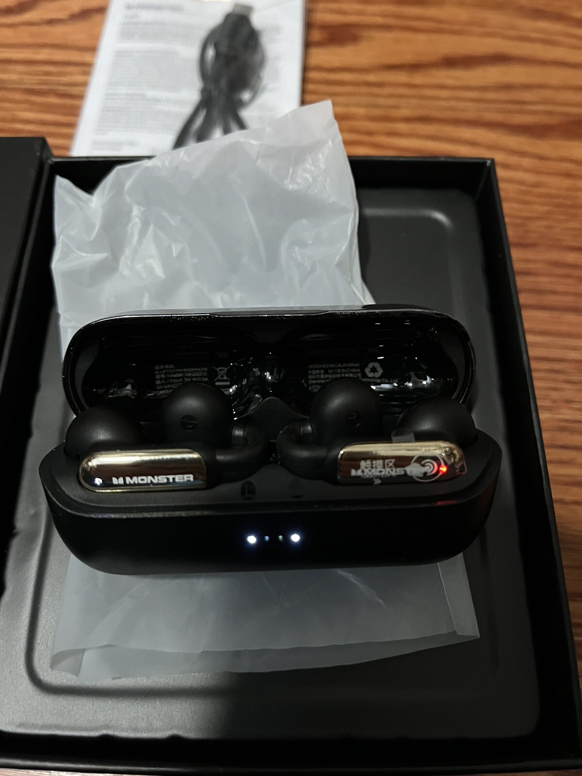 Monster Open Ear Clip-On Ear Buds AC601