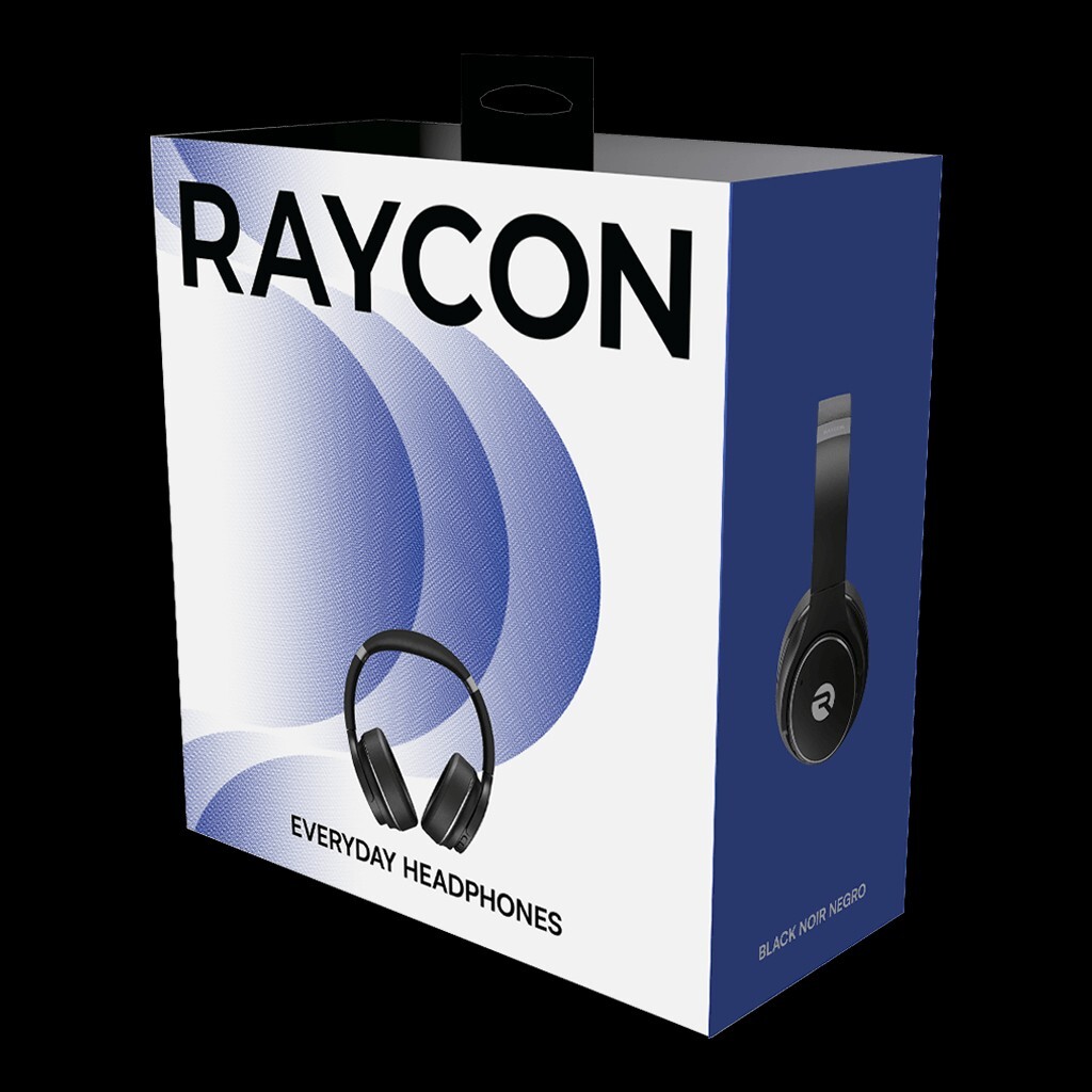Raycon RBH820-BlK H20 Wireless Noise-Cancelling Over-the-Ear Headphones – Black