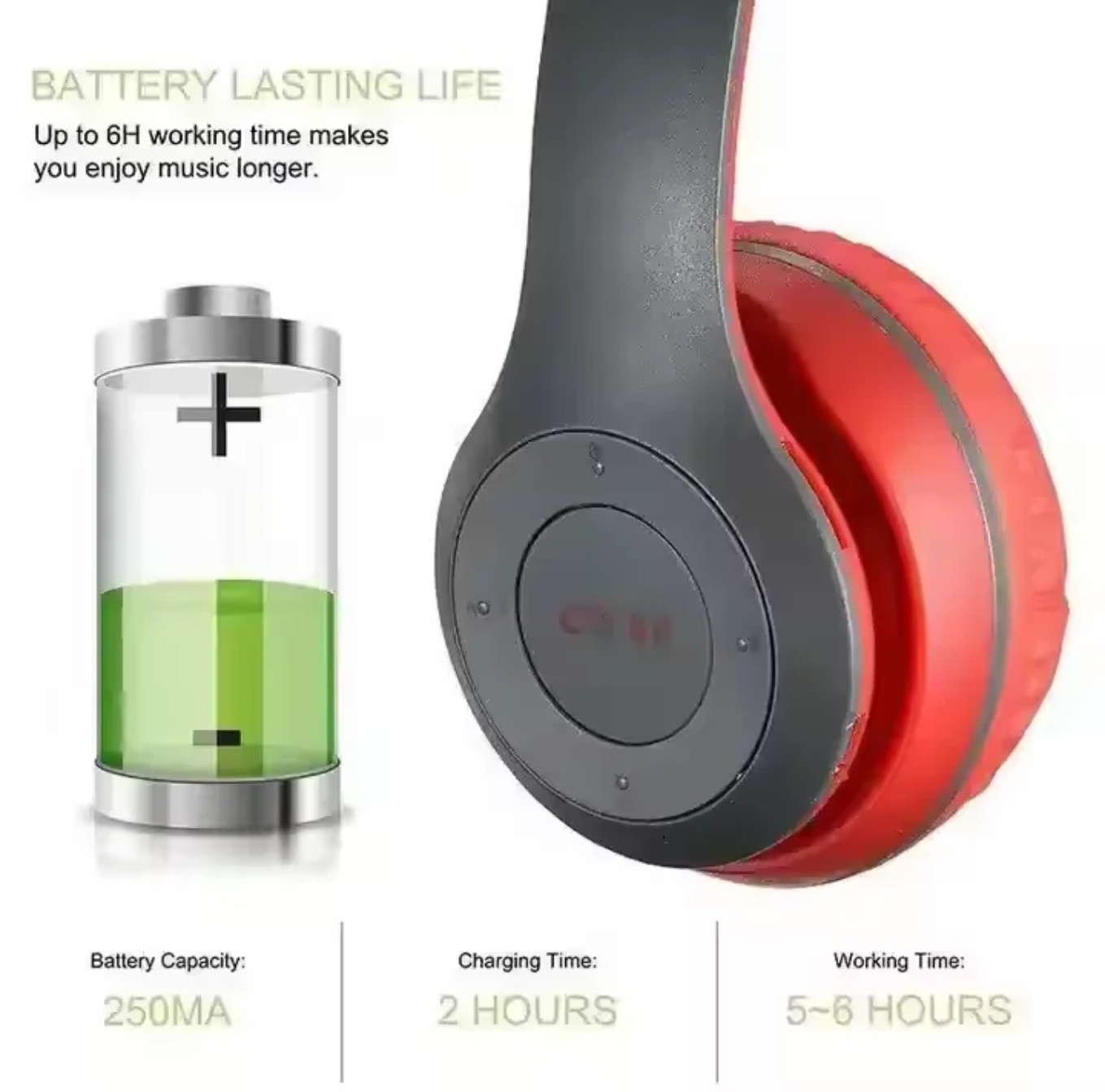 P47 Bluetooth over the ear Gaming Headphone Bundle With smartwatch