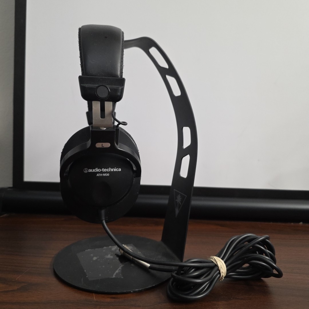 Audio-Technica ATH-M30 Headband Headphones – Black
