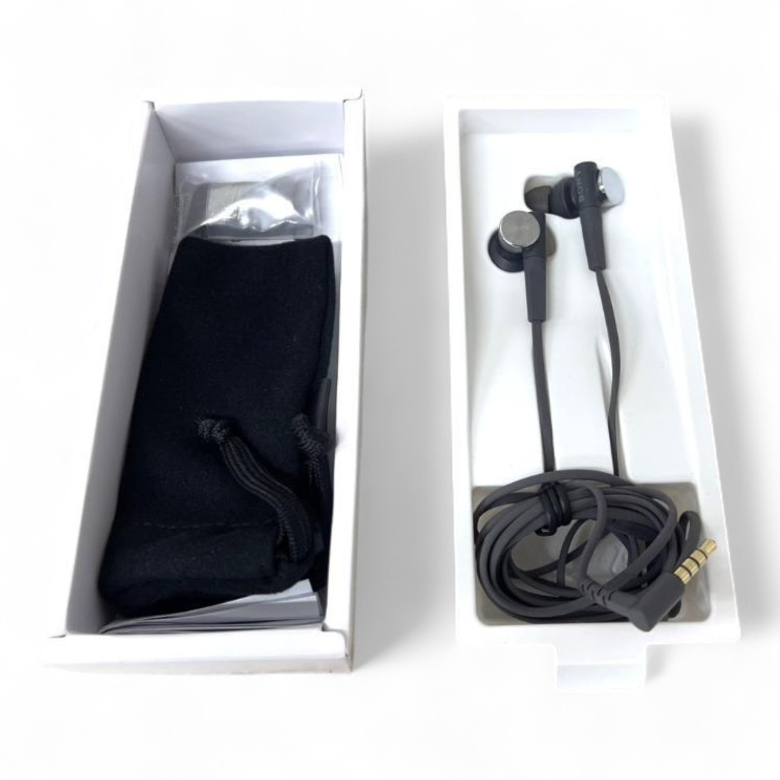 SONY MDR-XB55AP Bass Booster In-Ear Headphones with In-Line Mac Black New