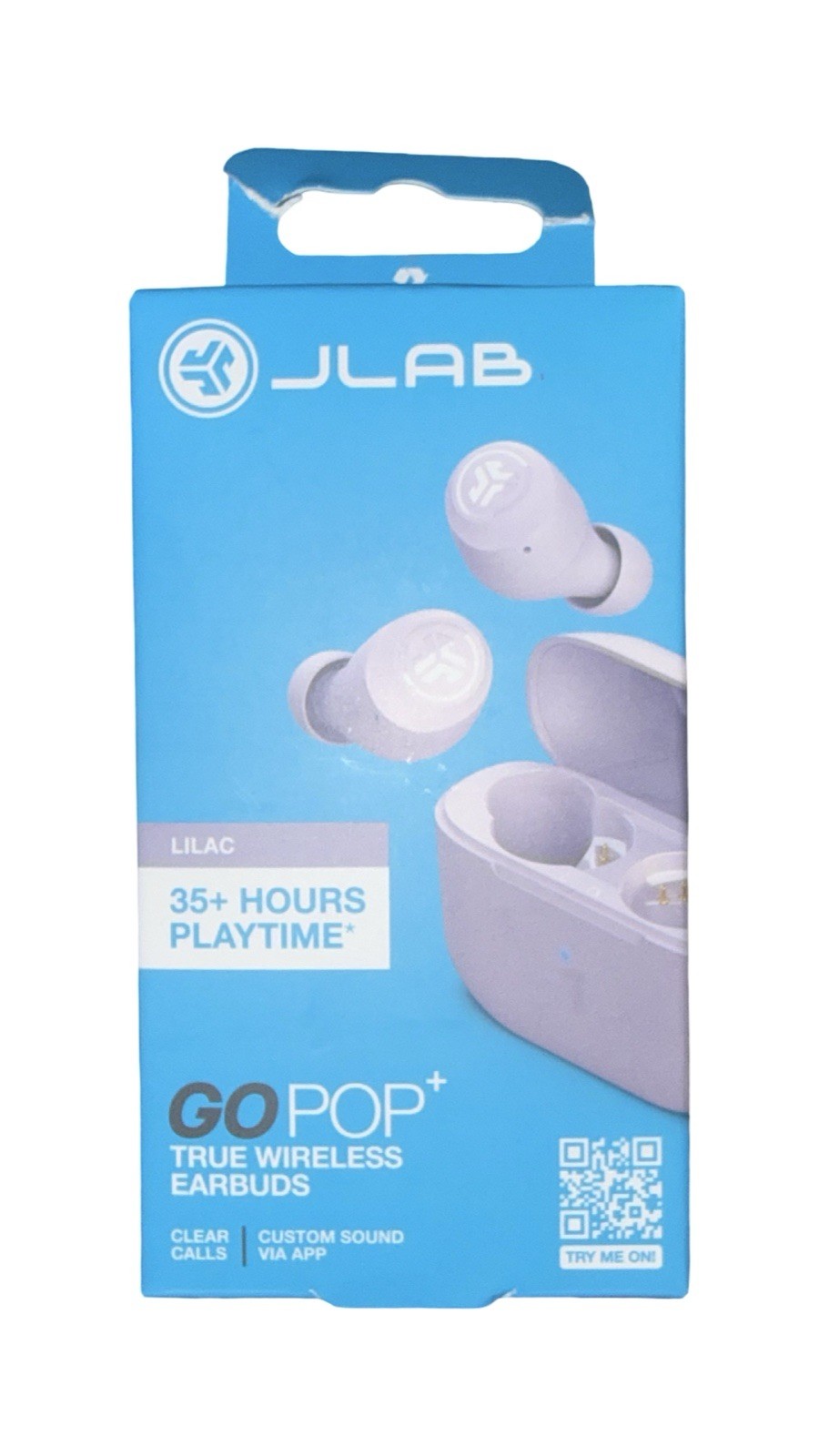 JLAB GO POP+ True Wireless EARBUDS~35+Hours Play~CUSTOM SOUND+BASS BOOST *LILAC