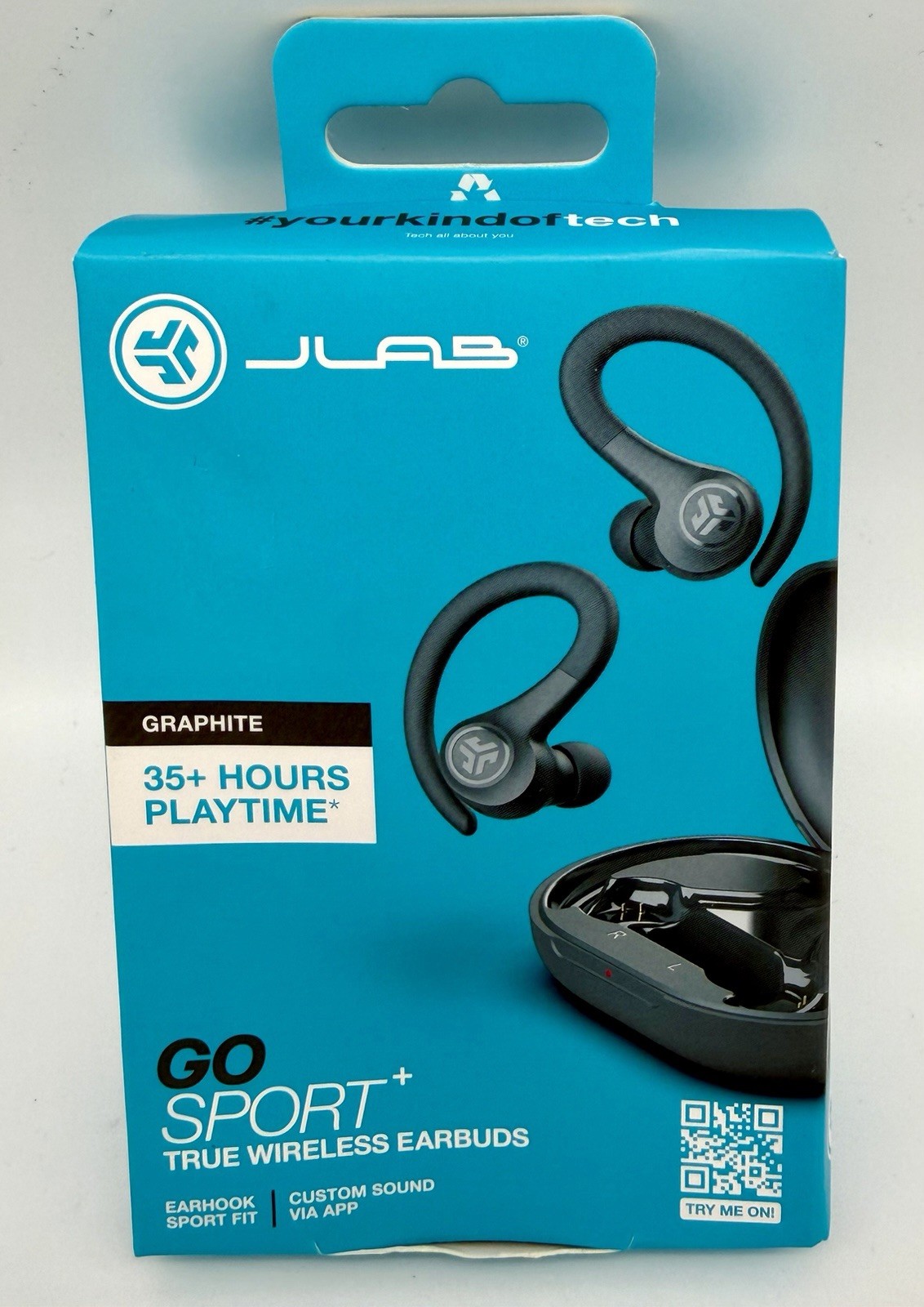 JLab GO Sport+ True Wireless Earbuds, Gym & Work Out Running Headphones