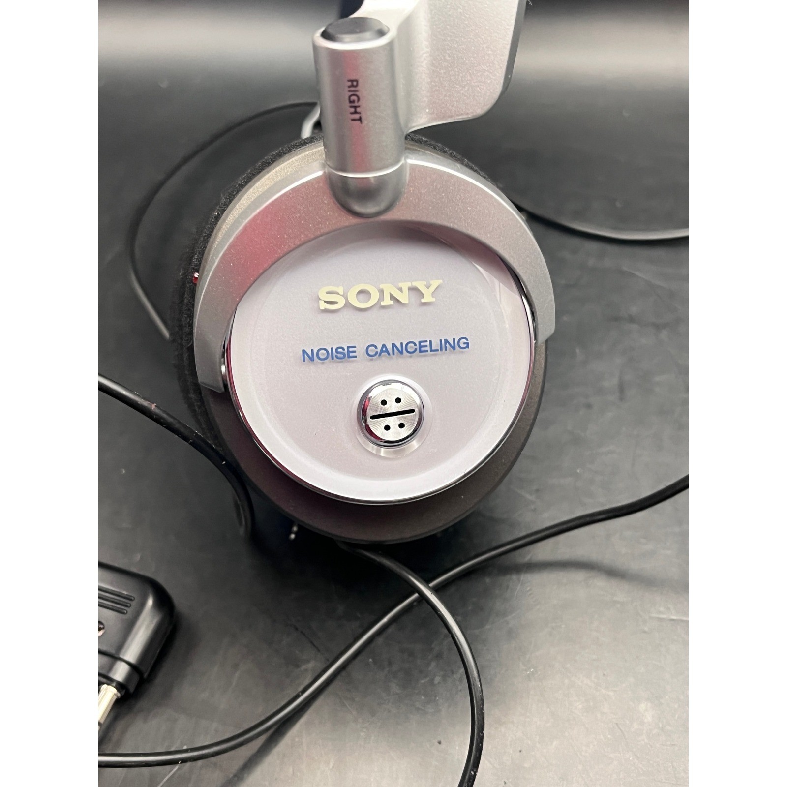 Sony MDR NC6 Noise Cancelling Headphones Over Ear Foldable As Is