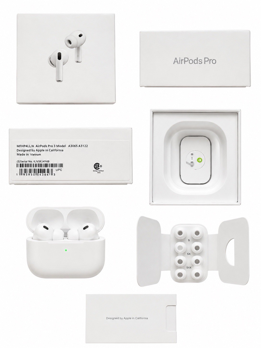 Apple AirPods Pro 3 w/ wireless Charging Case, with Active Noise Cancellation