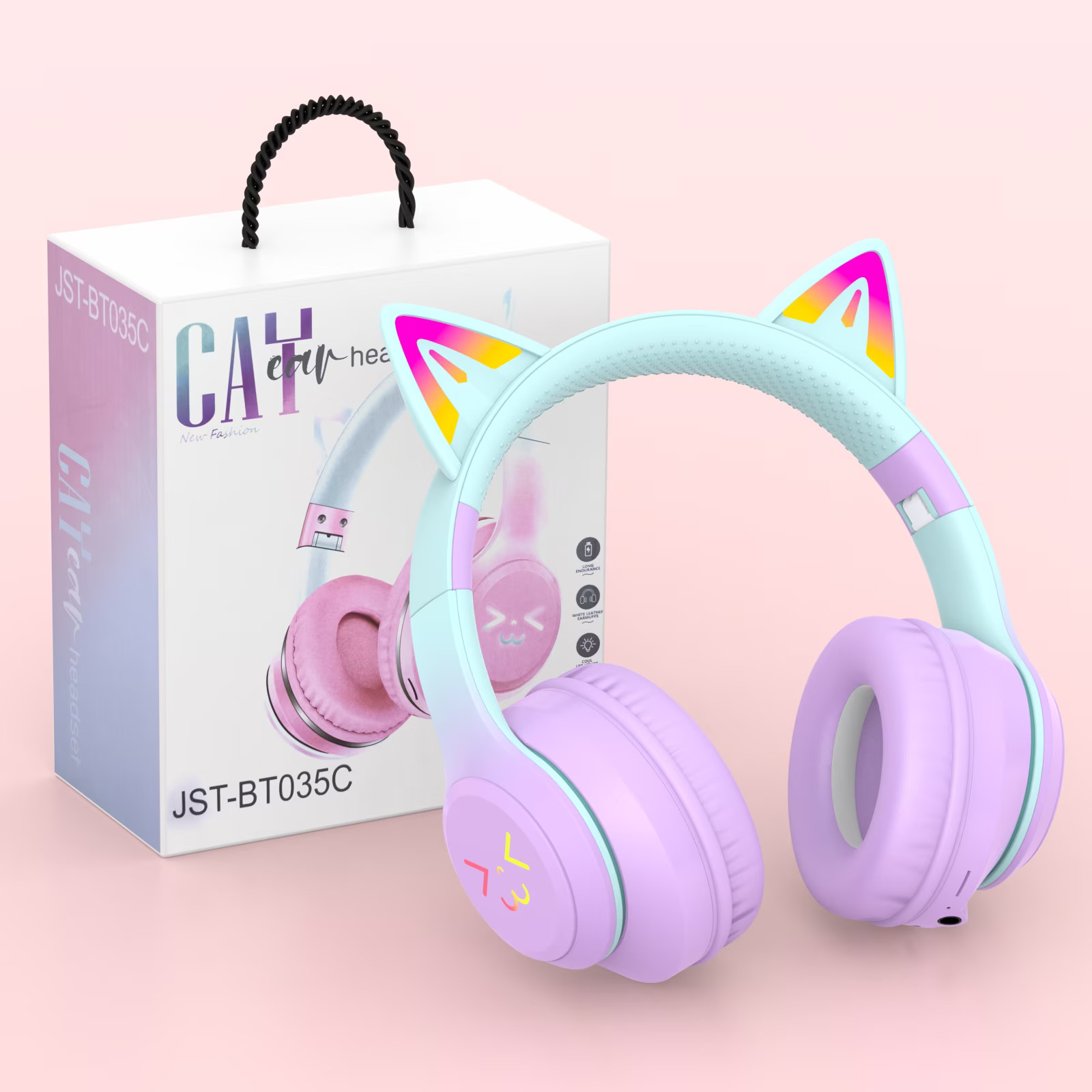 Kids Bluetooth Headphones, Lightweight Wireless Headphones for Kids, 85/94dB