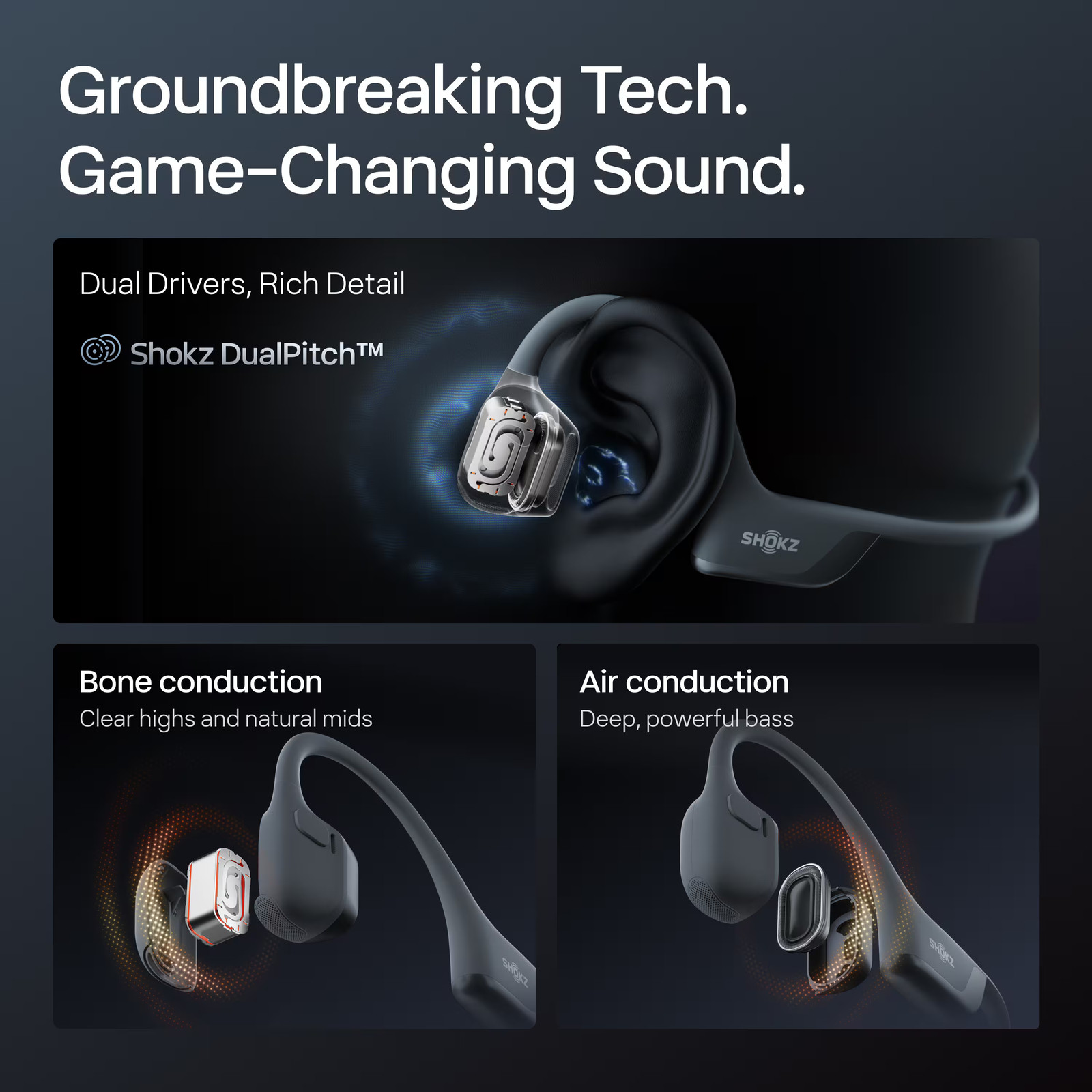 Open-Box Excellent: Shokz – OpenRun Pro 2 Mini Bone Conduction Open-Ear Bluet…