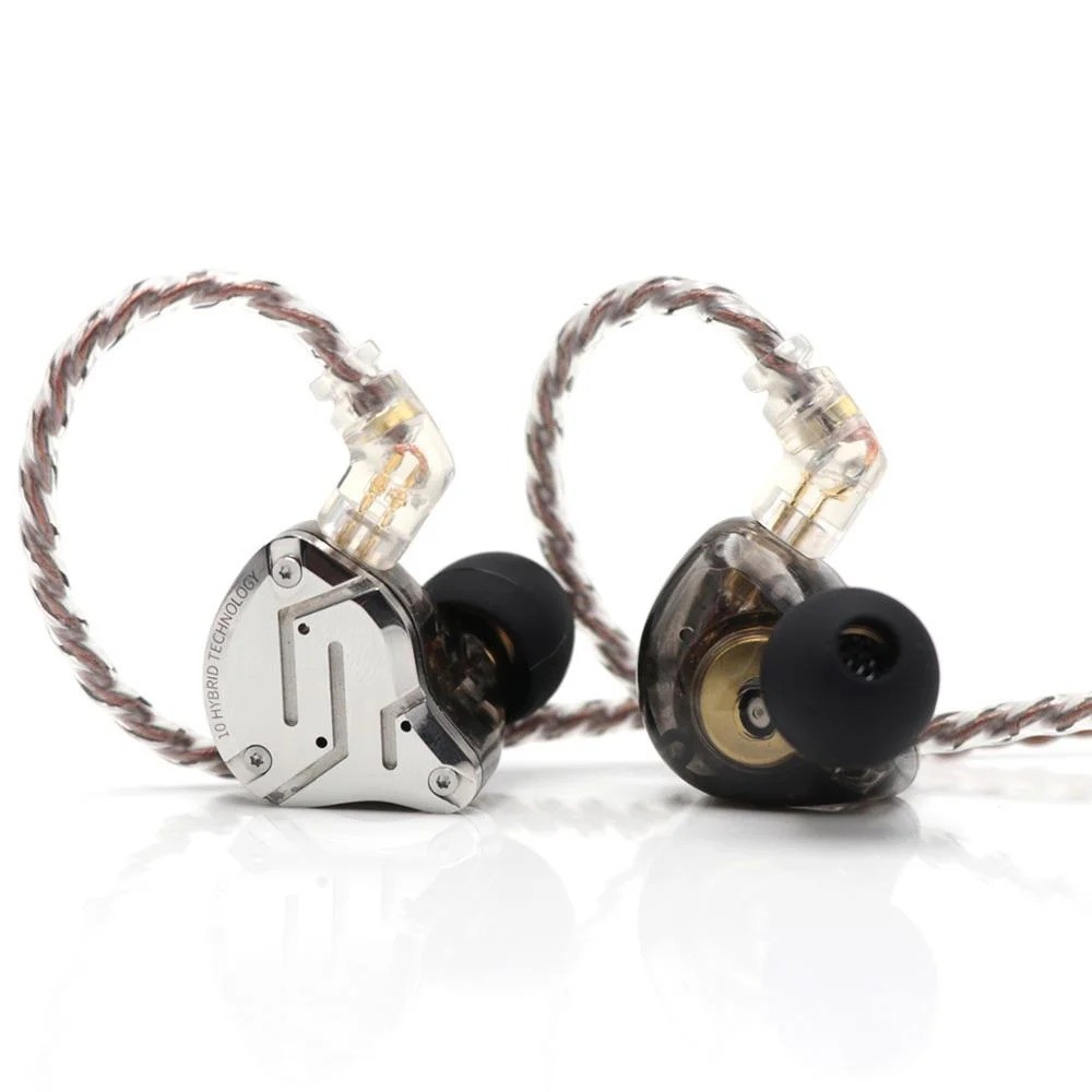 KZ ZS10 Pro 4BA+1DD 5 Driver In-Ear Hifi Metal Earphones With Detachable Cable