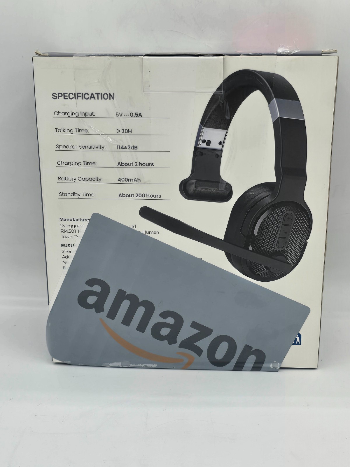 COSMUSIS Trucker Bluetooth Headset Wireless Headset Detachable Earpad