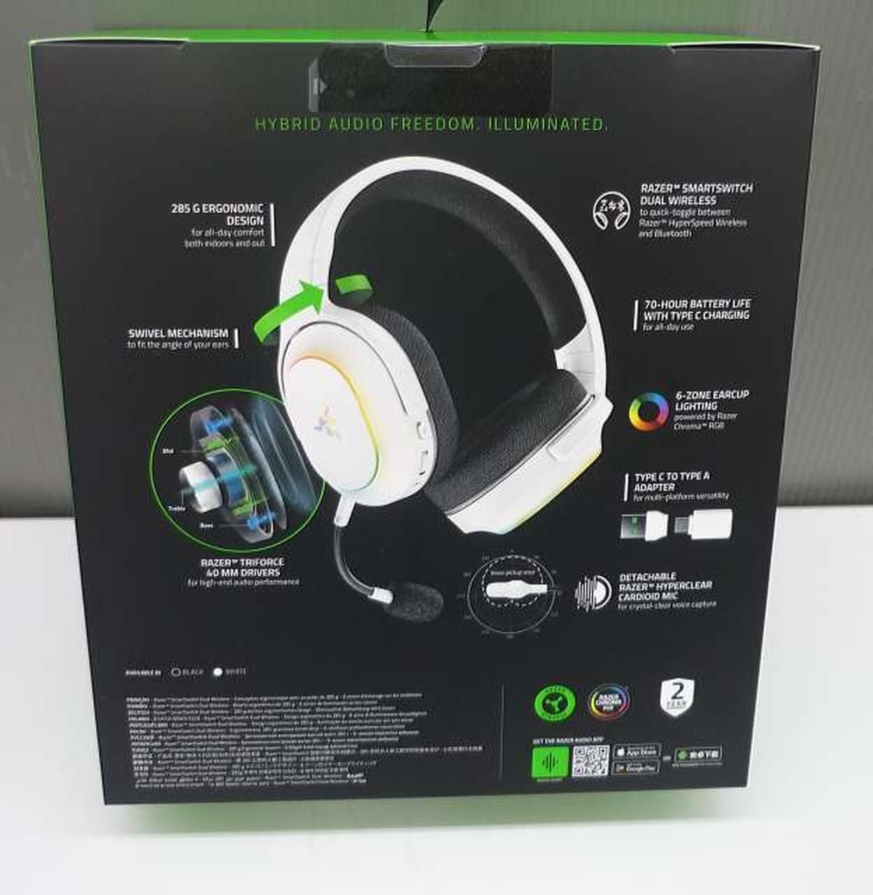 Razer Headphones Rz04-05220200-r3m1 Used