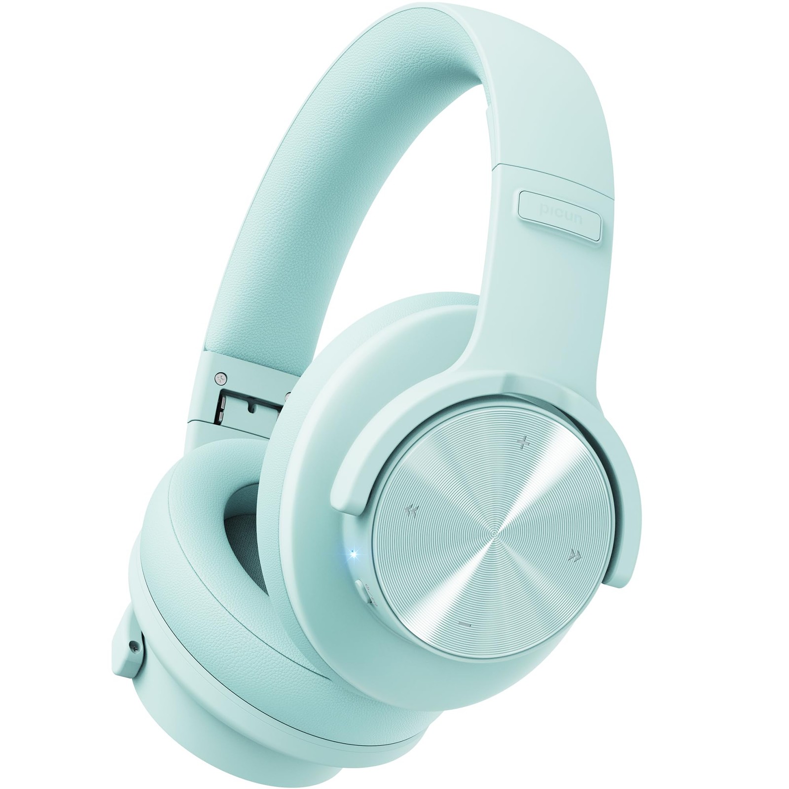 Picun B8 Wireless Bluetooth Headphones, 120H Playtime, 3EQ Modes, Cyan