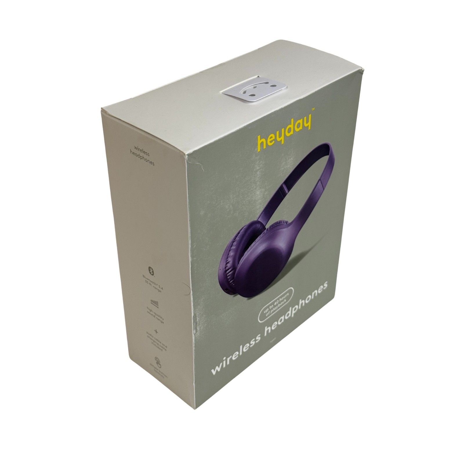 Heyday Wired On-Ear Headphones – Multiple Colors – Tangle-Free Cable – NEW