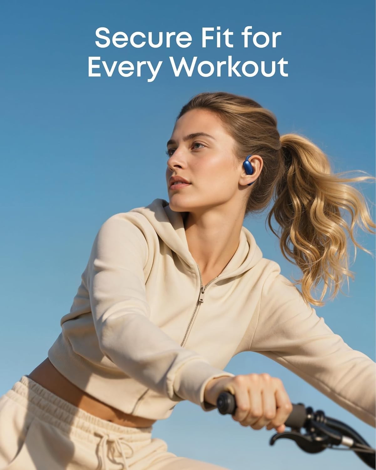 AeroFit 2 by , Open-Ear Headphones, Real-Time Translation Earbuds, 4 Adjustab…