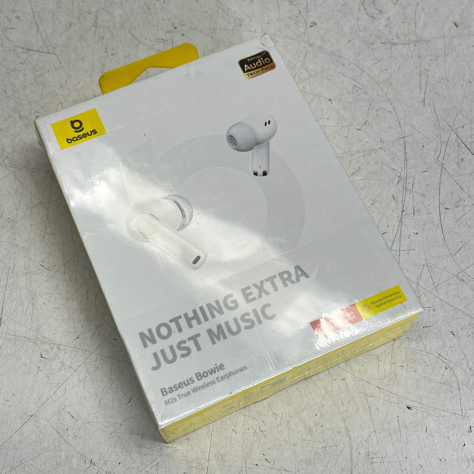 BASEUS Bowie M2s Ultra True Wireless Earbuds & Extra Ear Pieces White NGTW3501|0