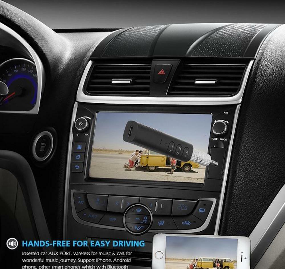 Wireless Bluetooth 4.2 3.5mm AUX Audio Stereo Music Home Car Receiver Adapter PC