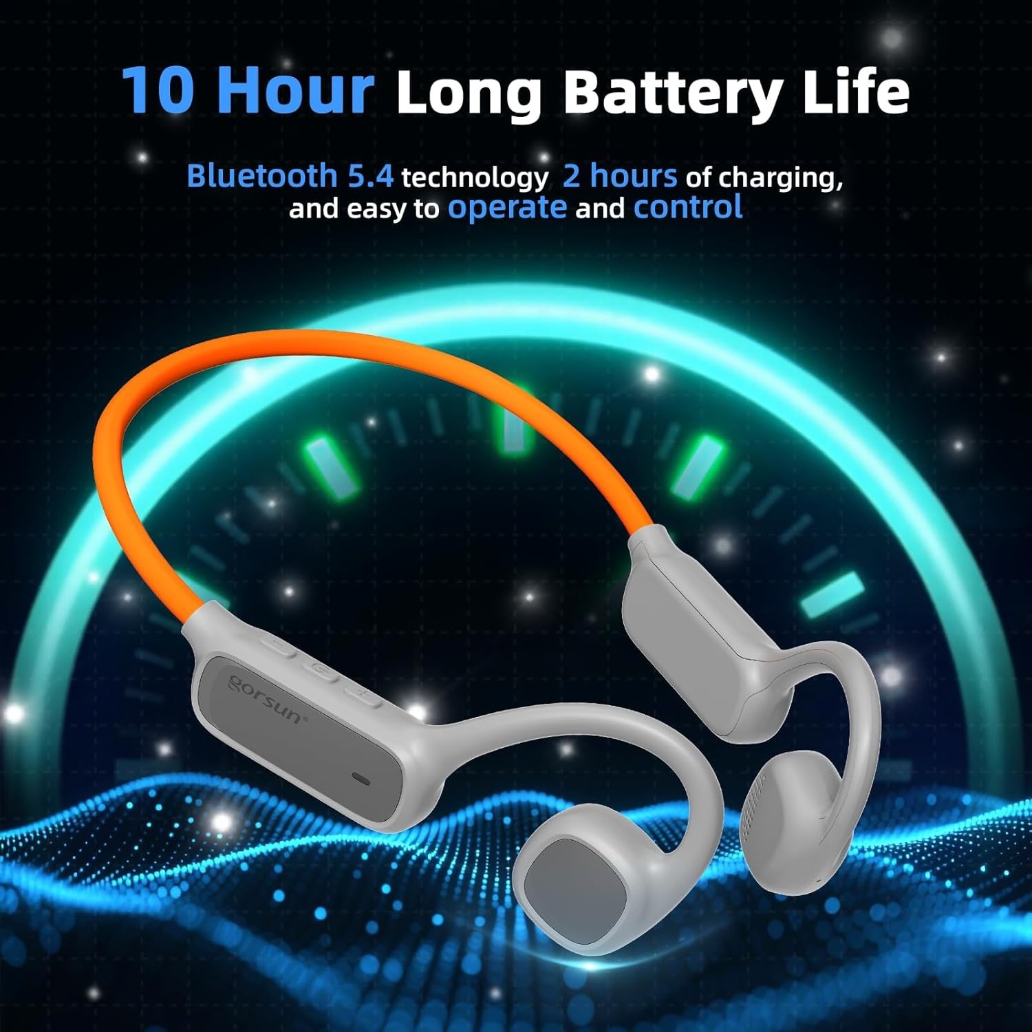 Open Ear Headphones, Air Conduction Headphones Bluetooth 5.4, Wireless Headph…