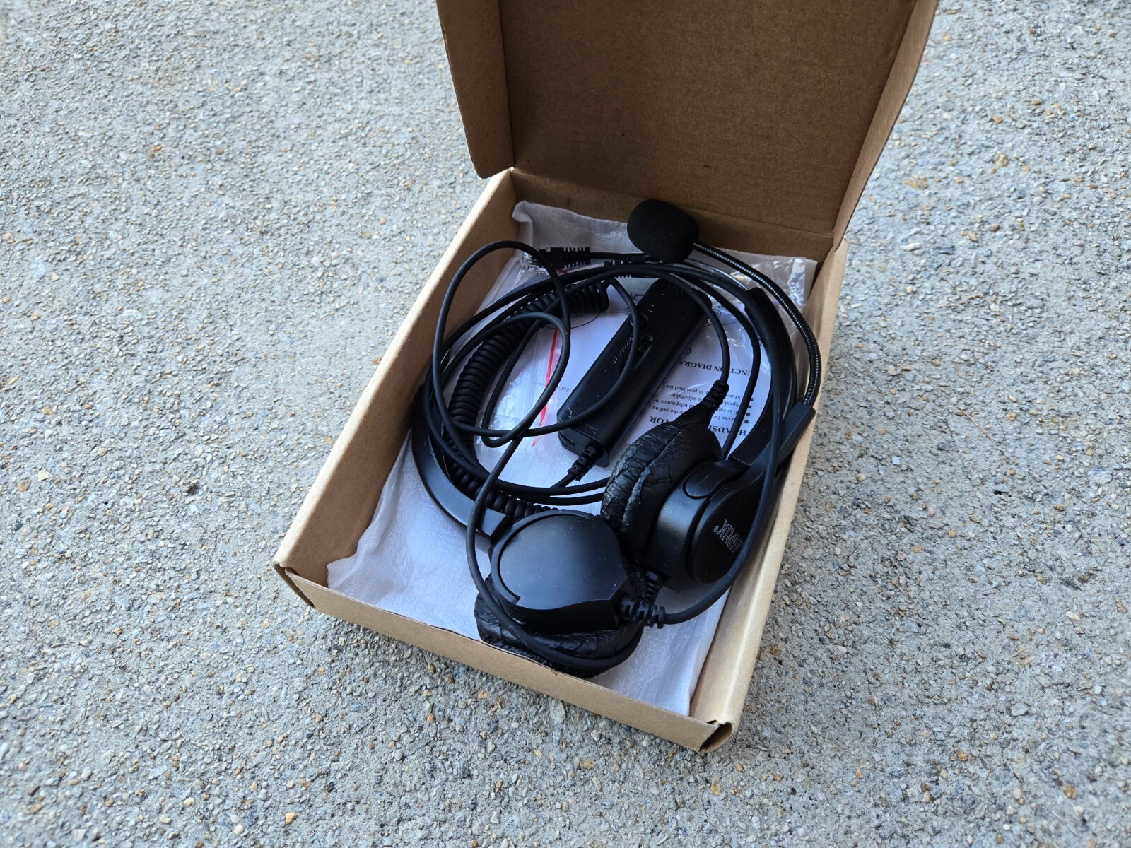 AGPTEK Hands-Free Call Center Noise Cancelling Corded Binaural Headset